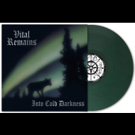VITAL REMAINS Into Cold Darkness LP DARK GREEN [VINYL 12"]